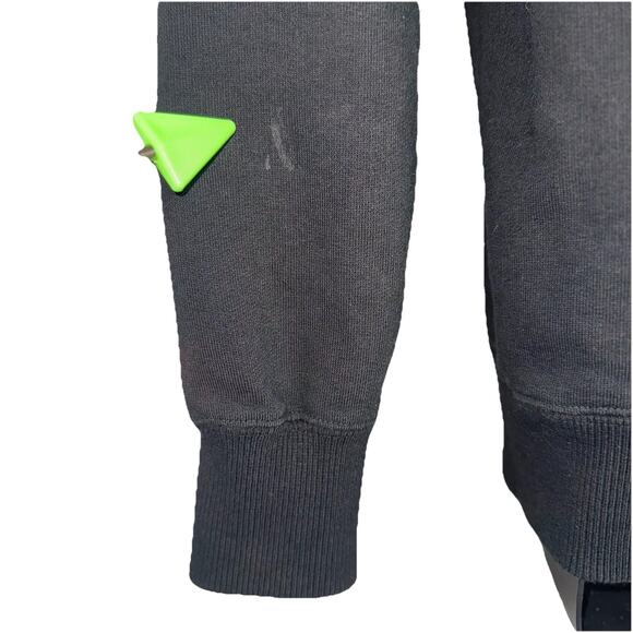 Puma The NeverWorn Hoodie SM Black Embroider Green 3D Patch Heavy Reverse Weave - Picture 8 of 8